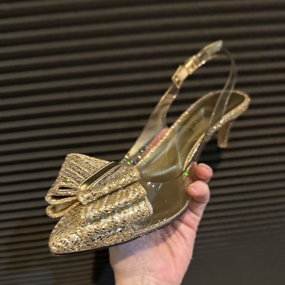 Transparent Evening Shoes J. Renee 1960s Vintage Party Shoes NOS Sz 8 M - Picture 5 of 9